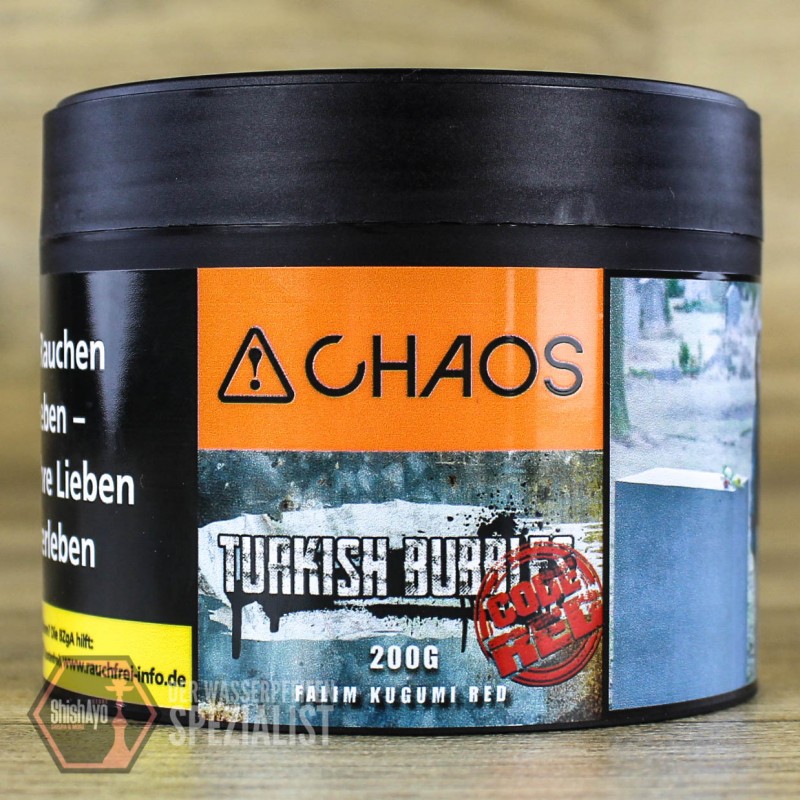 Chaos Tobacco • Turkish Bubbles Code Red 200 gr.