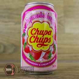 Chupa Chups • Sparkling Strawberry Cream 345ml.