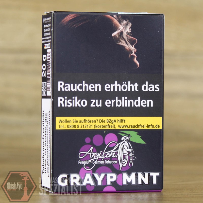 Argileh Premium German Tobacco • Grayp Mnt 20gr. Argileh Premium German Tobacco • Grayp Mnt 20gr.
