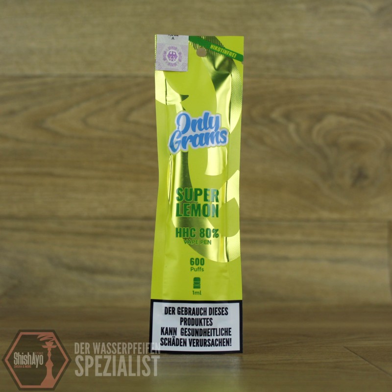 OnlyGrams • Super Lemon Haze 600 Puff 80% HHC