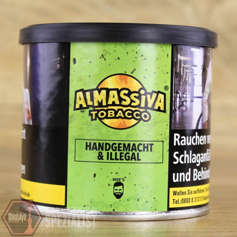 Almassiva Tobacco • Handgemacht & Illegal 200gr. Almassiva Tobacco • Handgemacht & Illegal 200gr.