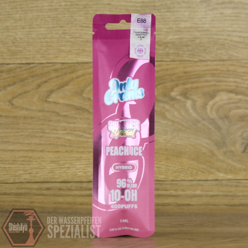 OnlyGrams • Peach Ice 600 Puffs 96% Blend OnlyGrams • Peach Ice 600 Puffs 96% Blend